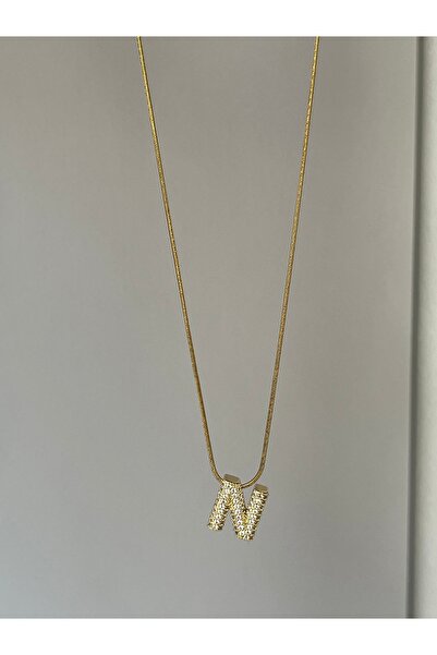 Twinssis Accessories Çelik Harf Kolye