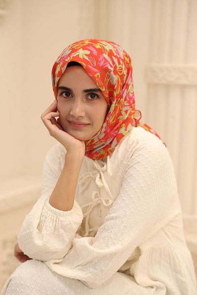 Silk Home Μαλακό βαμβακερό κασκόλ Neva Pattern