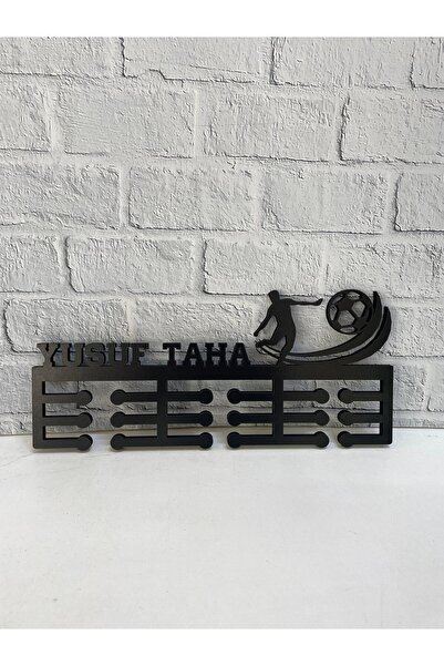 14 Design Kişiye Özel Futbol Figürlü Madalya Askısı - Erkek Figür