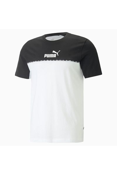 Puma Tricou Ess Block X Tape Puma Negru