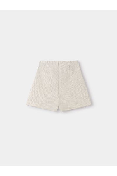MAYORAL Pantaloni scurți din material textil pentru fete mayoral 6267 Ecru