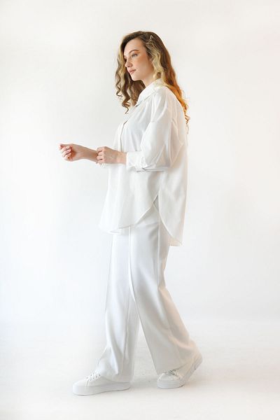 Rukayyel Basic πουκάμισο Poplin - Λευκό