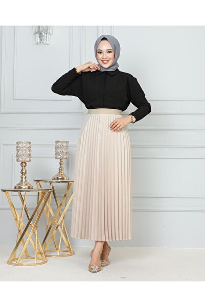 Famelin Piliseli Etek 95cm