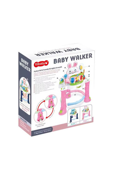 WePro Store Baby Activity Center and Walker – 360 Rotation, Sounds, Lights, Bunny Design, for Babies 6M+