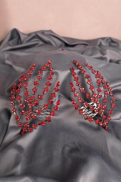 Limelia Accesoriu de păr Henna de mireasă cu cataramă dublă