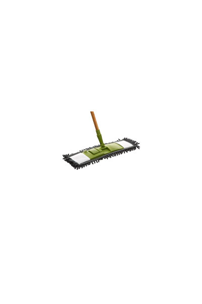 5 five simply smart Mop plat 5FIVE, mâner din bambus de 1,2 m, mop 43 x 12 cm
