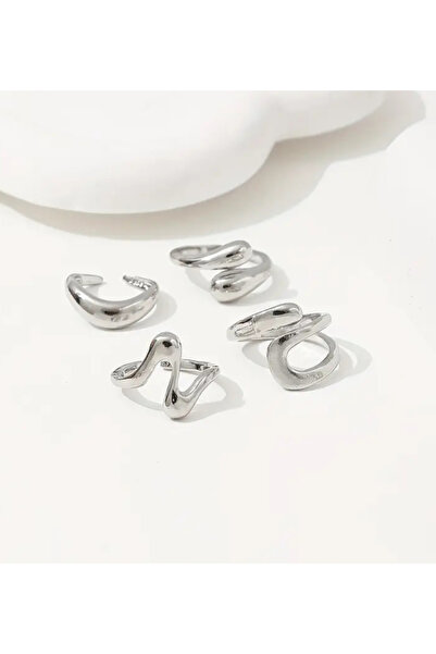 sulyra Multiple Vintage Bohemian Silver Ring Set