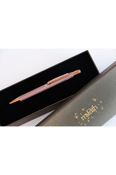 myPath Rose Heart Printed Ballpoint Pen