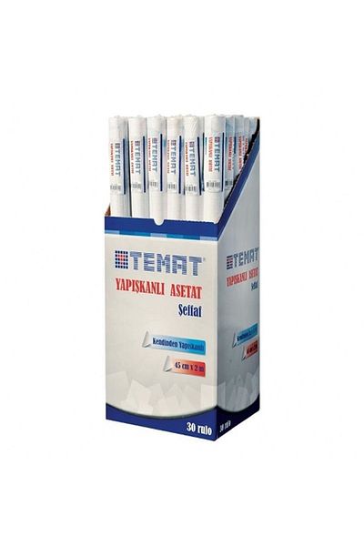 Temat Acetate Paper Adhesive 45 cm X2 m Transparent 10350 (1 Pc)