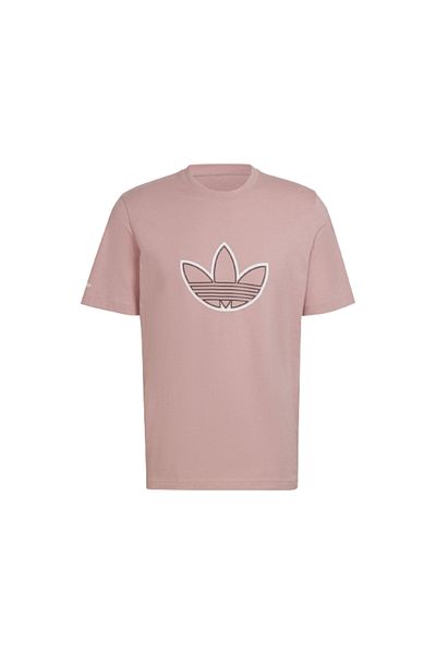 adidas T-Shirt Cotone Manica Corta Logo Outline