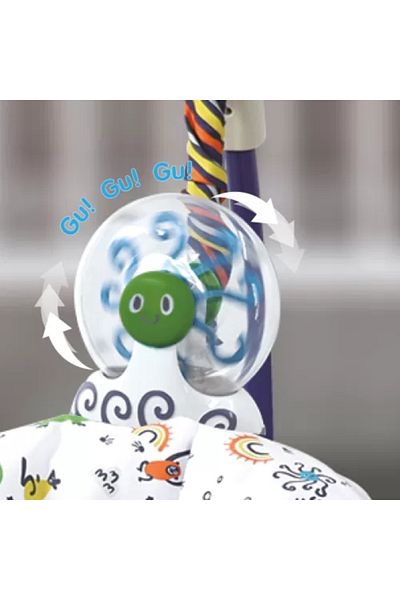 WePro Store Baby jumper with activity center, 3 height levels, lights, sounds, multicolor, 6m+