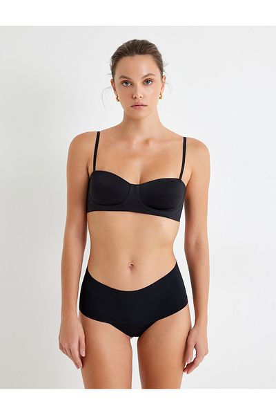 Koton Laser Cut High Waist Hipster Corset Panties