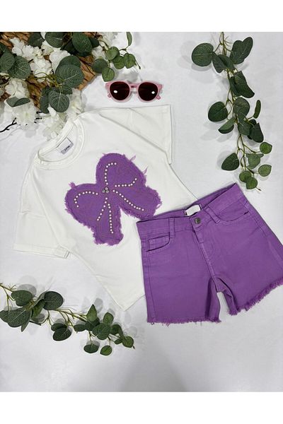 ChibuumKids GIRL'S SHORTS SET
