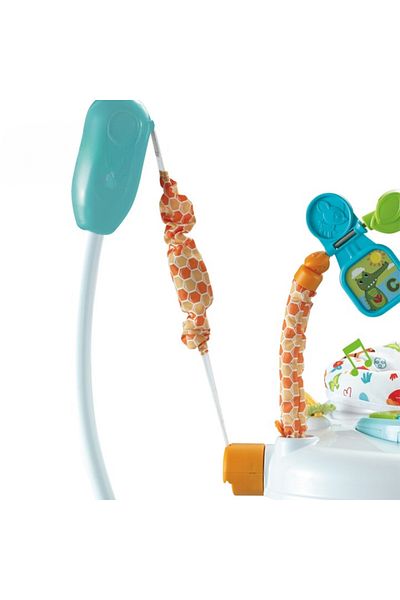 WePro Store Scaun rotativ la 360° Blue Baby Jumper, cu sunete, lumini și jucării – reglabil, pentru bebeluși de peste 6 milioane