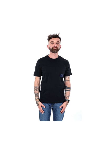 EA7 T-Shirt Manica Corta Cotone Logo Oversize Flock - Train