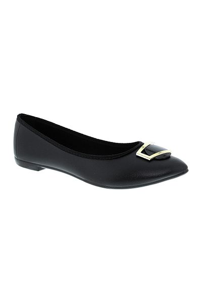 Moleca Ladies Ballerinas Black | Made In Brazil