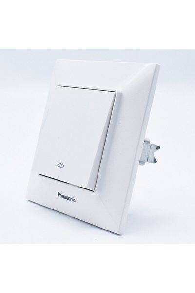 PANASONIC Intermediate switch 10A, IP20, White, Panasonic Arkedia Slim