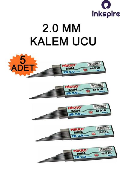 inkspire 2.0 Tip Pen Tip 2B 90 mm 9 Pieces 5 Pack Versatile Pen Tip Thick Inside 2 mm Pen Tip 0.2