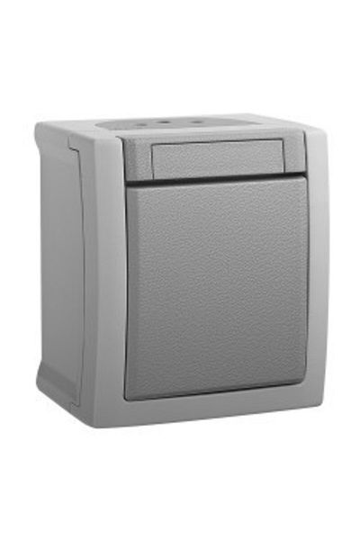 PANASONIC Pacific Panasonic IP54 Switch, PT, gray