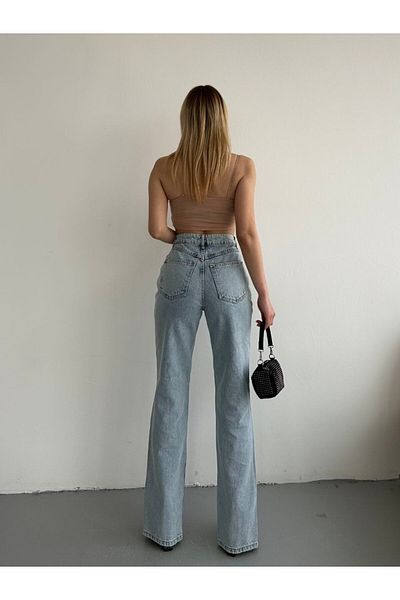 DENİKK TREND SPECIAL DESIGN ΦΑΡΚΙ Άνετο ΜΟΝΤΕΛΟ ΤΕΝΙΣ ΤΖΙΝ PALAZO BAGGY ΠΑΝΤΕΛΟΝΙ 30