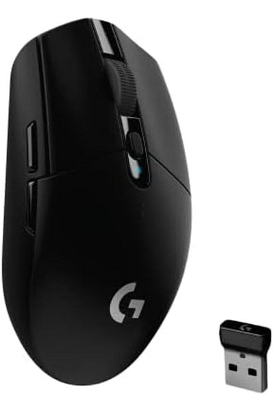 logitech Logitech G305 Lightspeed Wireless Gaming Mouse, HERO Sensor 12000 DPI, Lightweight, 6 Programmable B