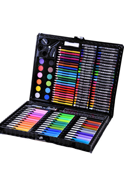 WePro Store Sada na vyfarbovanie s priehradkami, 150 položiek, farebné ceruzk...