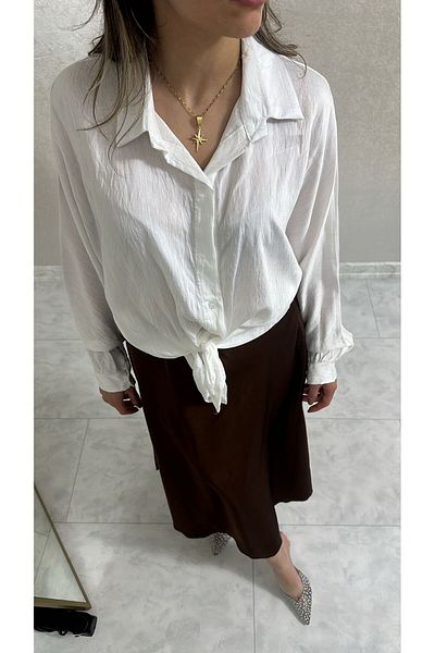 Viskosa Cămașă albă cu nasturi, bluză casual oversize pentru femei, confortabilă, elegantă, cu guler clasic, din bumbac