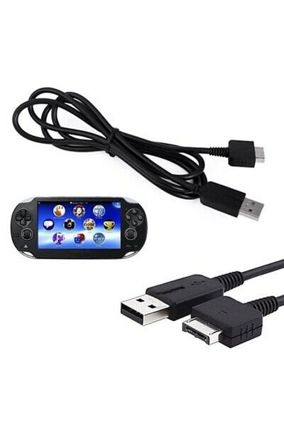 Generic Replacement Wall Charger AC Adaptor With USB Data Charging Cable For PSVITA