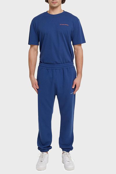 LES BENJAMINS Мъжки спортен панталон Jogger с ластик и джоб, 100% памук, LB21SSCORMUSP