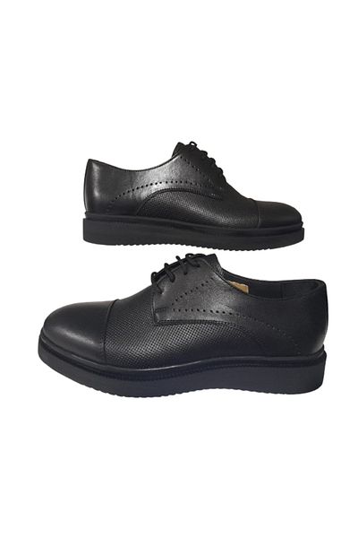 SEYFİ Seyfi Dikyol 100% Leather Black Men's Classic, Stylish Groom Shoes, Lace-Up Leather Men's Shoes