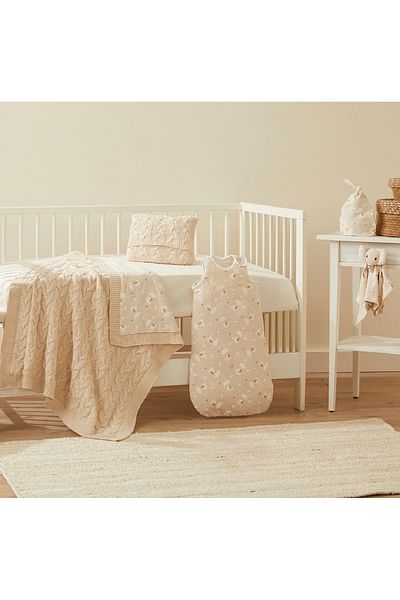 Nipperland Elephant Patterned Sleeping Bag Set
