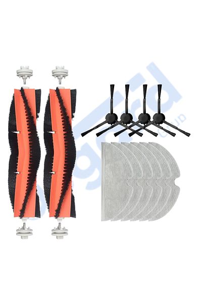Asgard Grup Xiaomi 1C,2C,Mop 2 Compatible 2 Main Brushes 4 Side Brushes 6 Mops