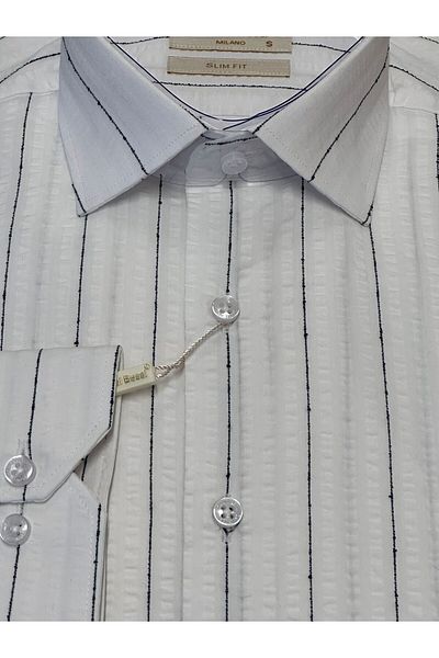Daniel Bessi Slim Fit 100% Cotton Men's Shirt