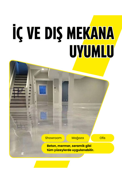 BARS PROEPO FLOOR 661 Sıvı Mermer & Seramik, Metalik Efektli Dekoratif Zemin ve Tezgah Kaplama