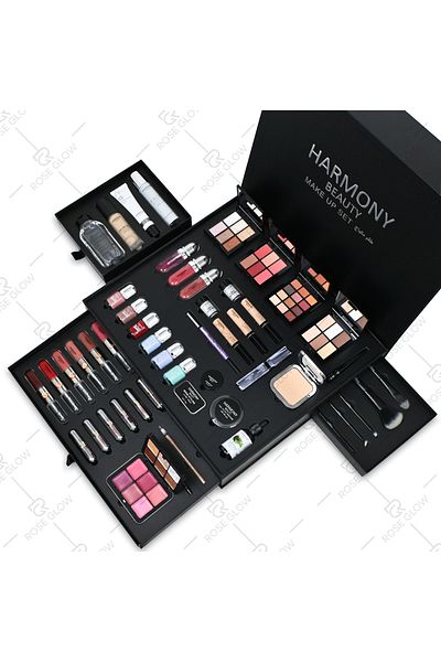 Harmony Beauty all-in-one makeup set for a professional and radiant look