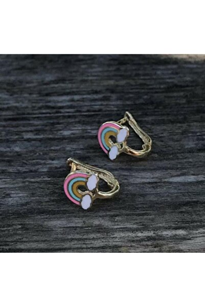 Çelikoğlu Kuyumculuk ÇELİKOĞLU KUYUMCULUK 14 AYAR ALTIN GÖK KUŞAĞI BEBEK ÇOCUK KÜPESİ 1,23 GR