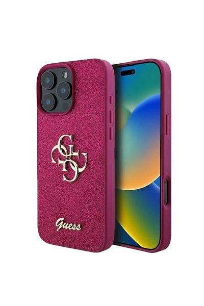 Guess Guess protective case for iPhone 16 Pro Max, purple