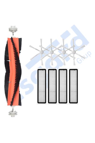 Asgard Grup Dreame D10S, D10S Pro, D9 Max Gen2 Compatible 1 Main Brush 4 Side Brushes 4 Filters