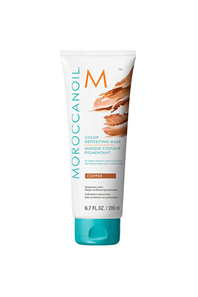 Moroccanoil Μάσκα μαλλιών Moroccanoil COPPER για χρωματισμό, 200 ml