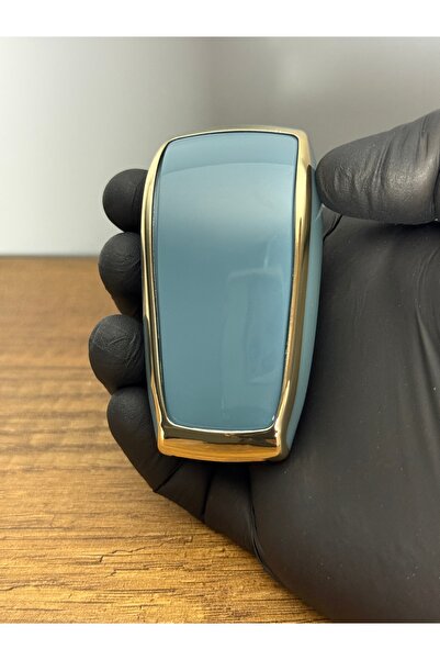 Mavi Keys Husă pentru telecomandă din silicon cu 3 butoane compatibilă cu Mercedes C, E, S, G Class AMG Smart Nano – Culoare gri