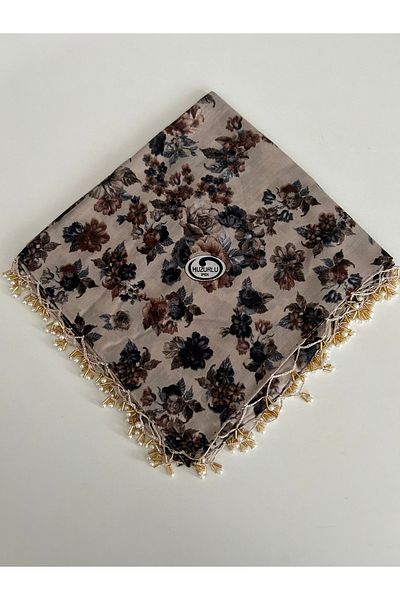 Sümeyye çeyiz Lucru manual Lucru manual cu margele de margine scris muselină yemenită cadou zestre 100x100cm