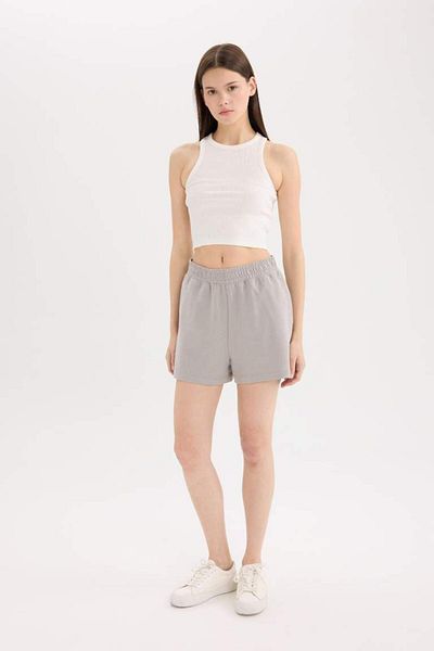 DeFacto New Season Straight Leg Flexible Waisted Shorts