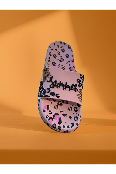 GEZER Pink Summer Pool Garden Women's Slippers