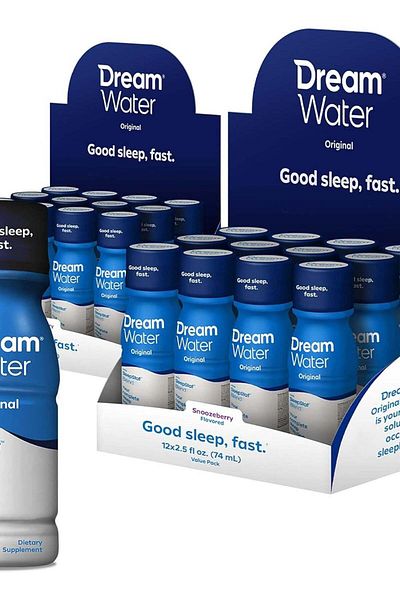 DreamWater Dream Water Sleep Aid Shot Snoozeberry Drink 74ml - 12 Count