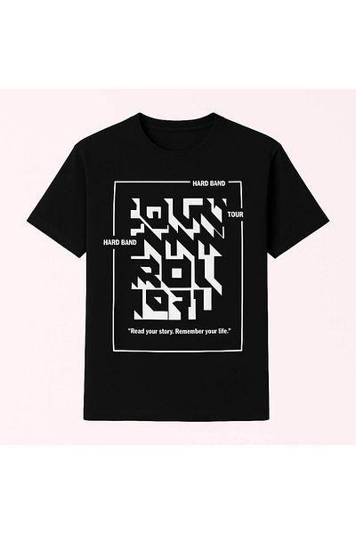 trender Hard Bano Printed Black Men's T-Shirt Tr-11