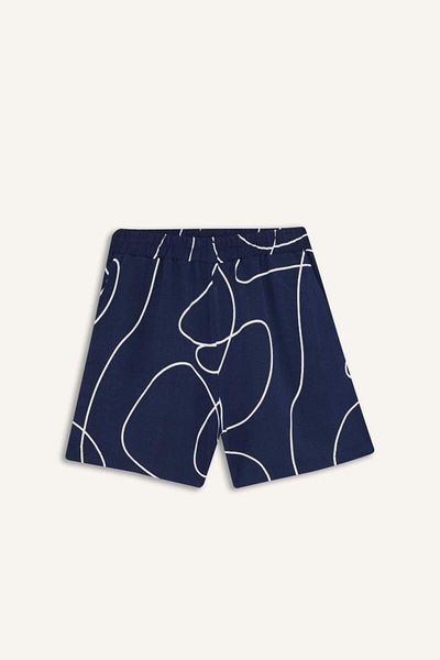 DeFacto New Season Floral Regular Waist Linen Blend Shorts