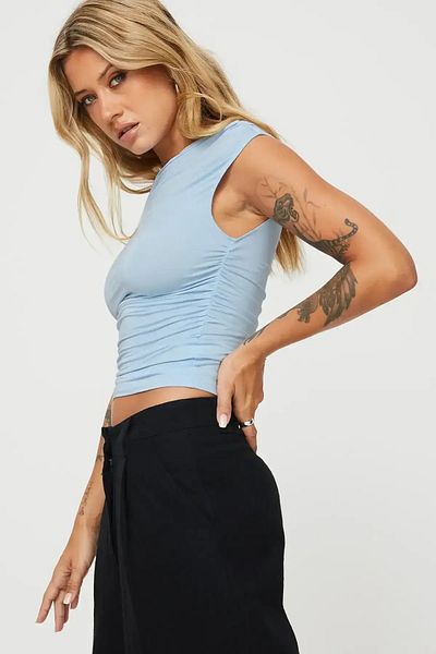 World Fashion Trends Πλεκτή μπλούζα με έναν ώμο JT3083