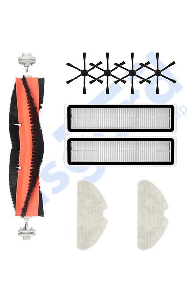 Asgard Grup Dreame D10S, D10S Pro, D9 Max Gen2 Compatible 1 Main Brush 4 Side Brushes 2 Filters 2 Mops