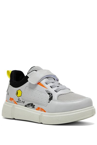 Elit 1582 Ice Gray Lightweight Comfortable Casual Boys' Shoes