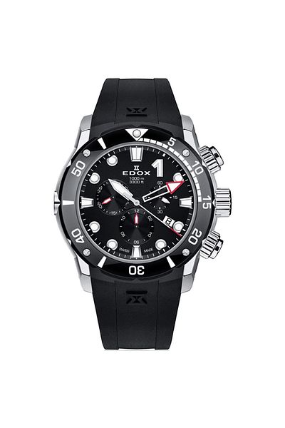 Edox Ανδρικό Ρολόι Edox 10242-TIN-NIN, Quartz, 45mm, 100ATM